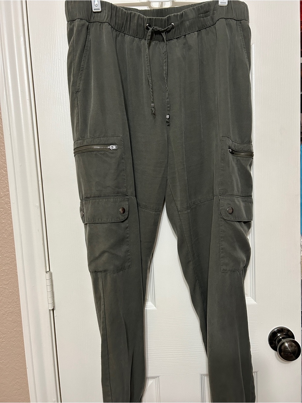 Banana Republic Olive Utility Jogger Pants